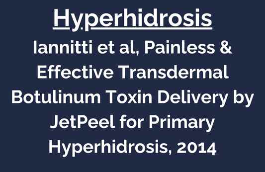 Hyperhidrosis – Iannitti et al.