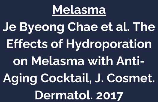 Melasma – Je Byeong Chae et al.