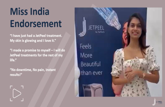 Miss India -Testimonial