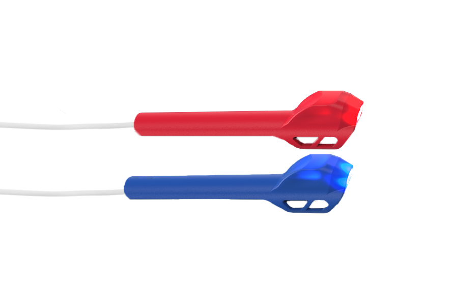 LED Component Set Red and Blue