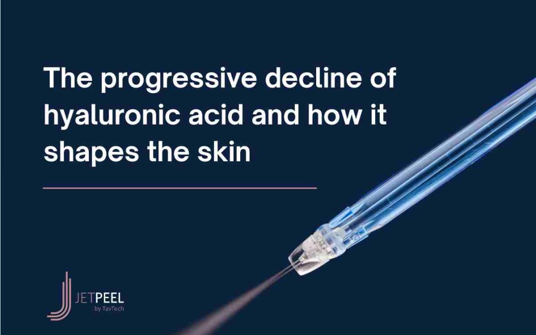 The progressive decline of hyaluronic acid and how it shapes the skin